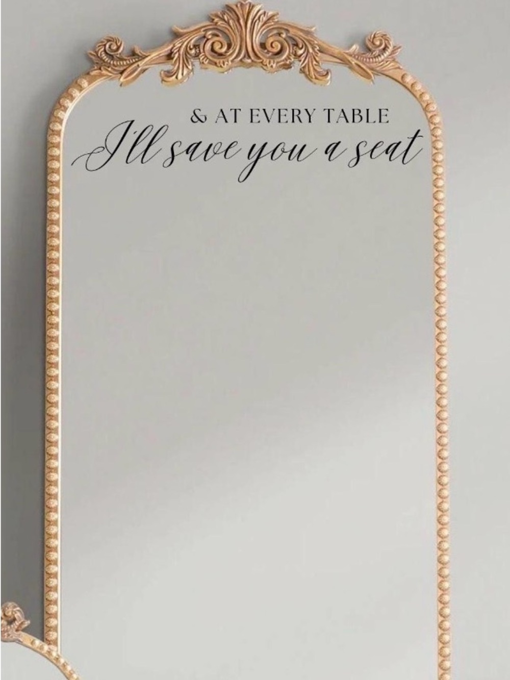 SEATING CHART DECAL (swiftie)